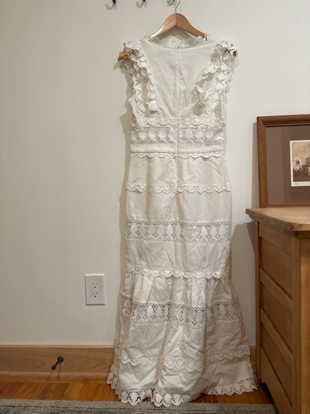 Endless Rose White Lace Midi Dress - Picture 3 of 5